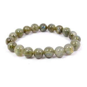 Labradorite Round Bead Bracelet