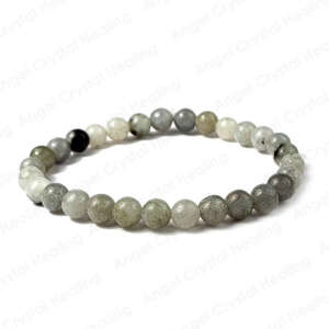 Labradorite Round Bead Bracelet