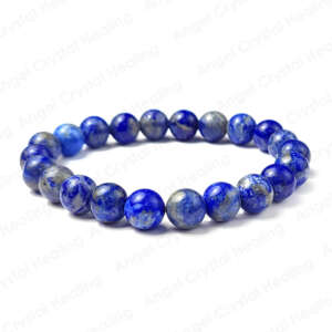 Lapis Lazuli Round Bead Bracelet