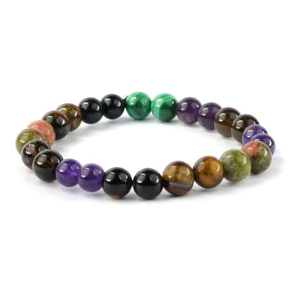 Protection 8 mm Round Bead Bracelet