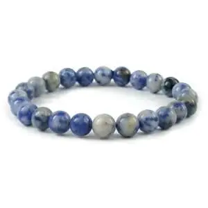 Sodalite Round Bead Bracelet