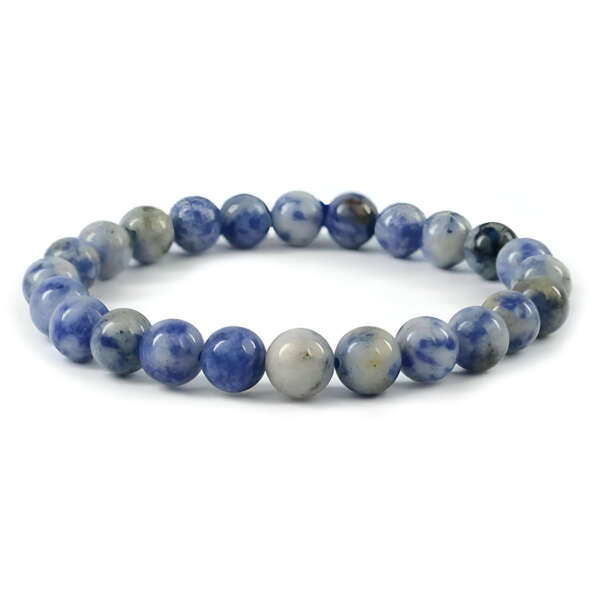 Sodalite Round Bead Bracelet